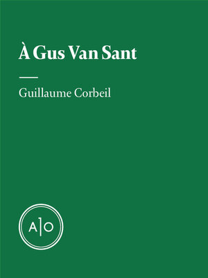 cover image of À Gus Van Sant